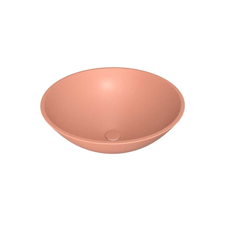 Lavabo sobre encimera BOL Solid Surface Rosa Palo