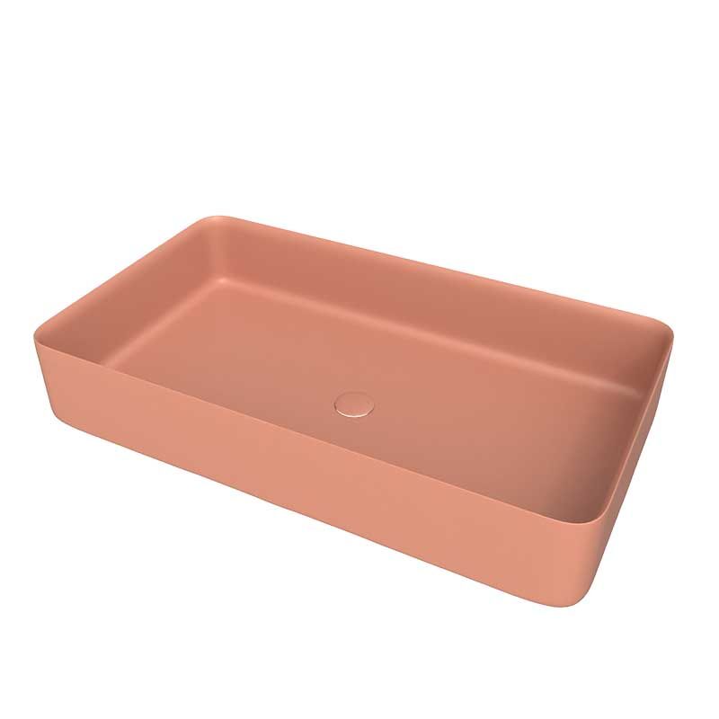 Lavabo sobre encimera FOGO Solid Surface Rosa Palo