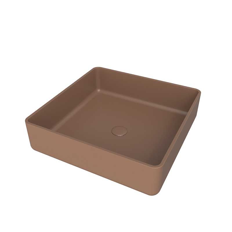 Lavabo sobre encimera SATET Solid Surface Tierra