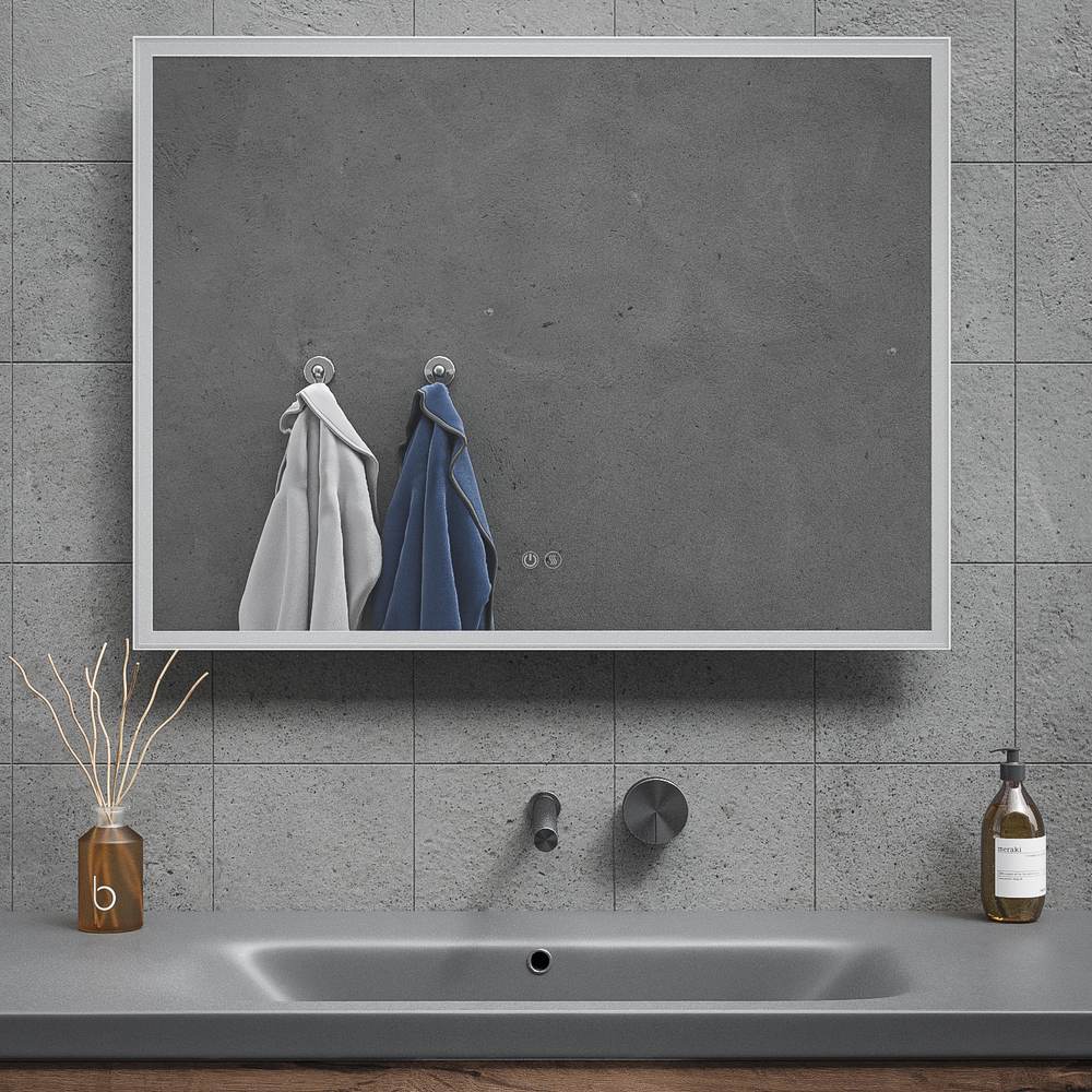 Espejo de baño ORION con marco termoplastico con luz LED frontal - Imagen 3