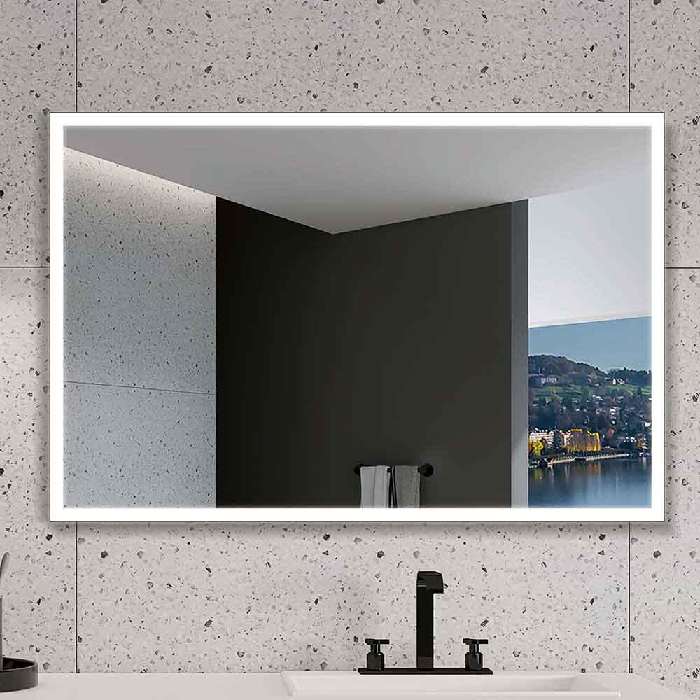 Espejo rectangular LICE luz led perimetral