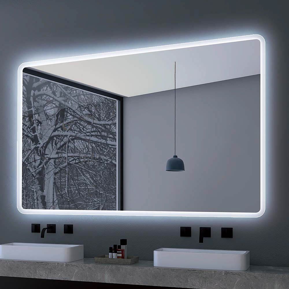 Espejo rectangular CARLOTTA luz led perimetral - Imagen 2
