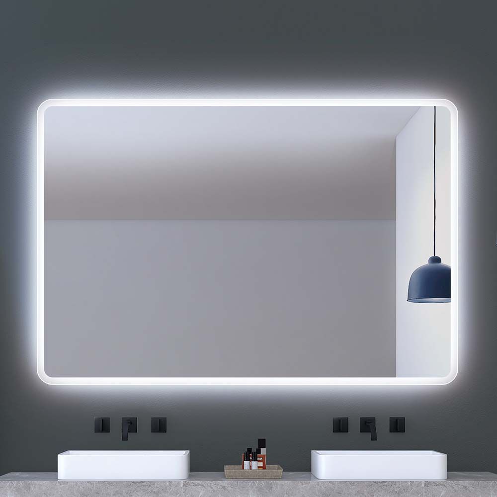 Espejo rectangular CARLOTTA luz led perimetral