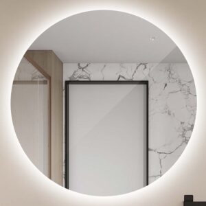 Espejo redondo LAKE luz led perimetral