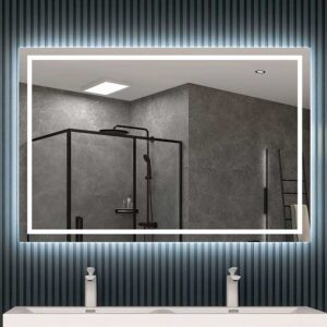 Espejo rectangular COVE luz led perimetral