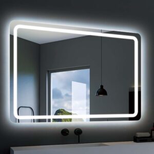 Espejo rectangular CAPRI luz led perimetral