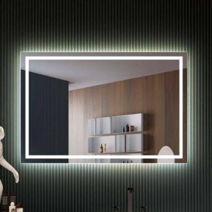 Espejo rectangular GALA luz led perimetral