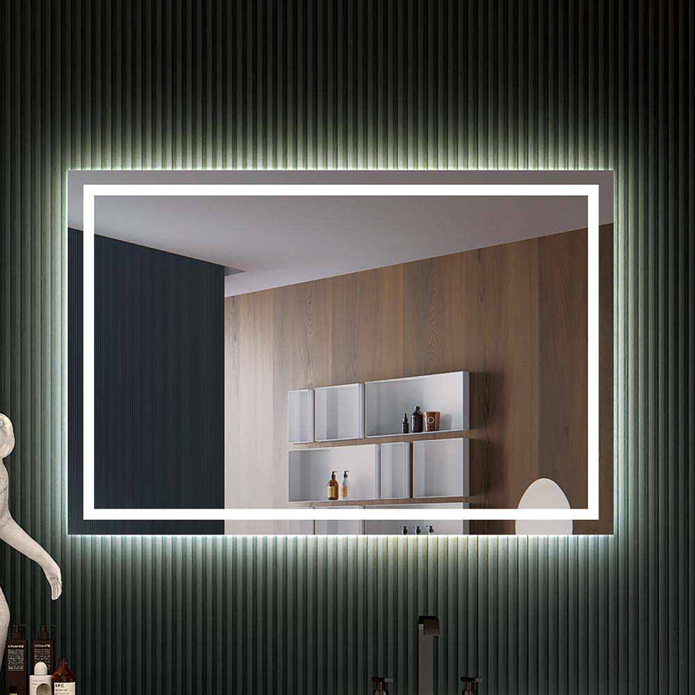 Espejo rectangular GALA luz led perimetral