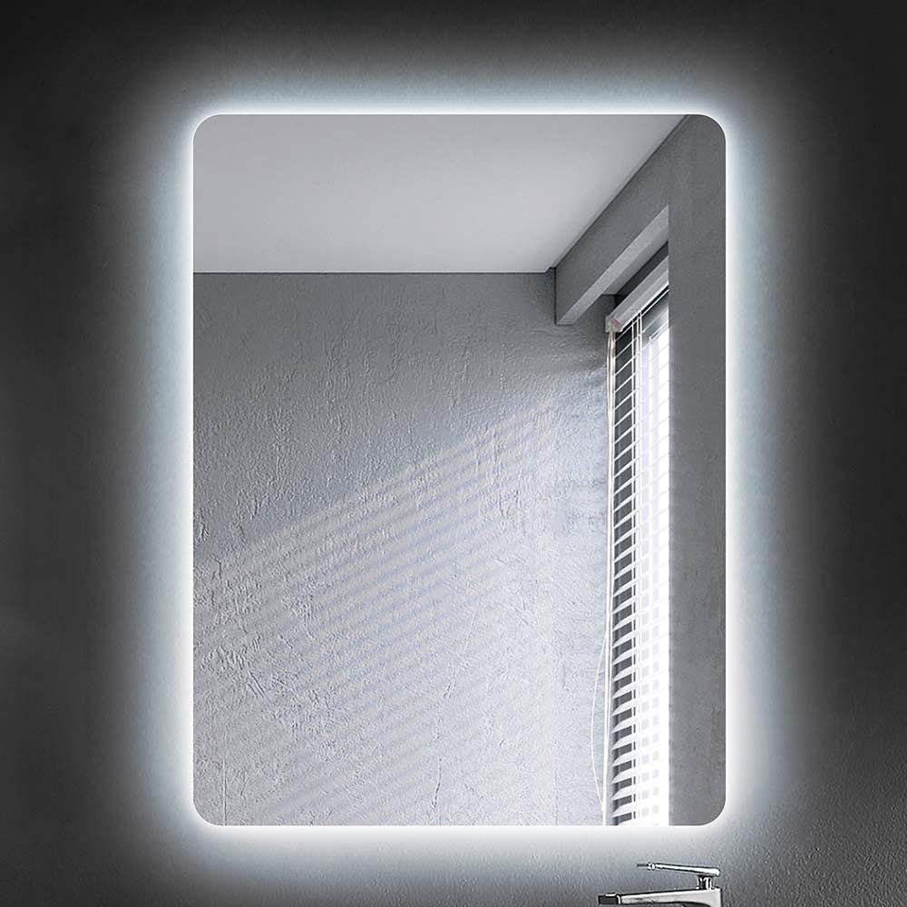 Espejo rectangular DUOS luz led perimetral - Imagen 2