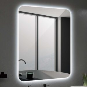 Espejo rectangular DUOS luz led perimetral