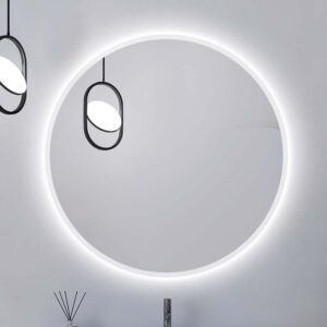 Espejo redondo MOODY luz led perimetral