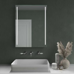 Espejo rectangular CALMA luz led vertical