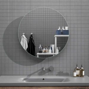 Espejo de baño CIRCLE redondo con luz LED ambiental