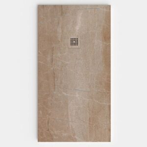 Plato de ducha efecto Cemento Areia - antideslizante STONE 3D moderno