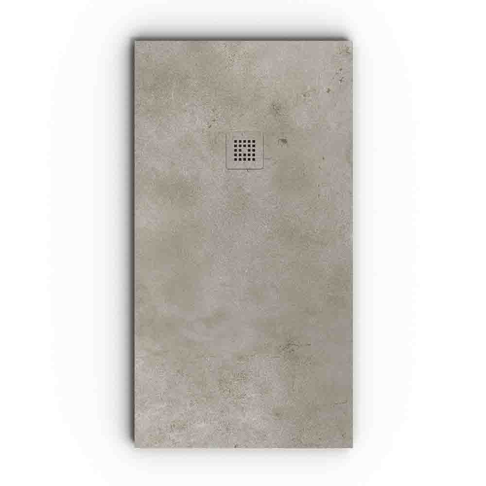 Plato de ducha efecto Cemento Cromat y otros colores - antideslizante STONE 3D moderno